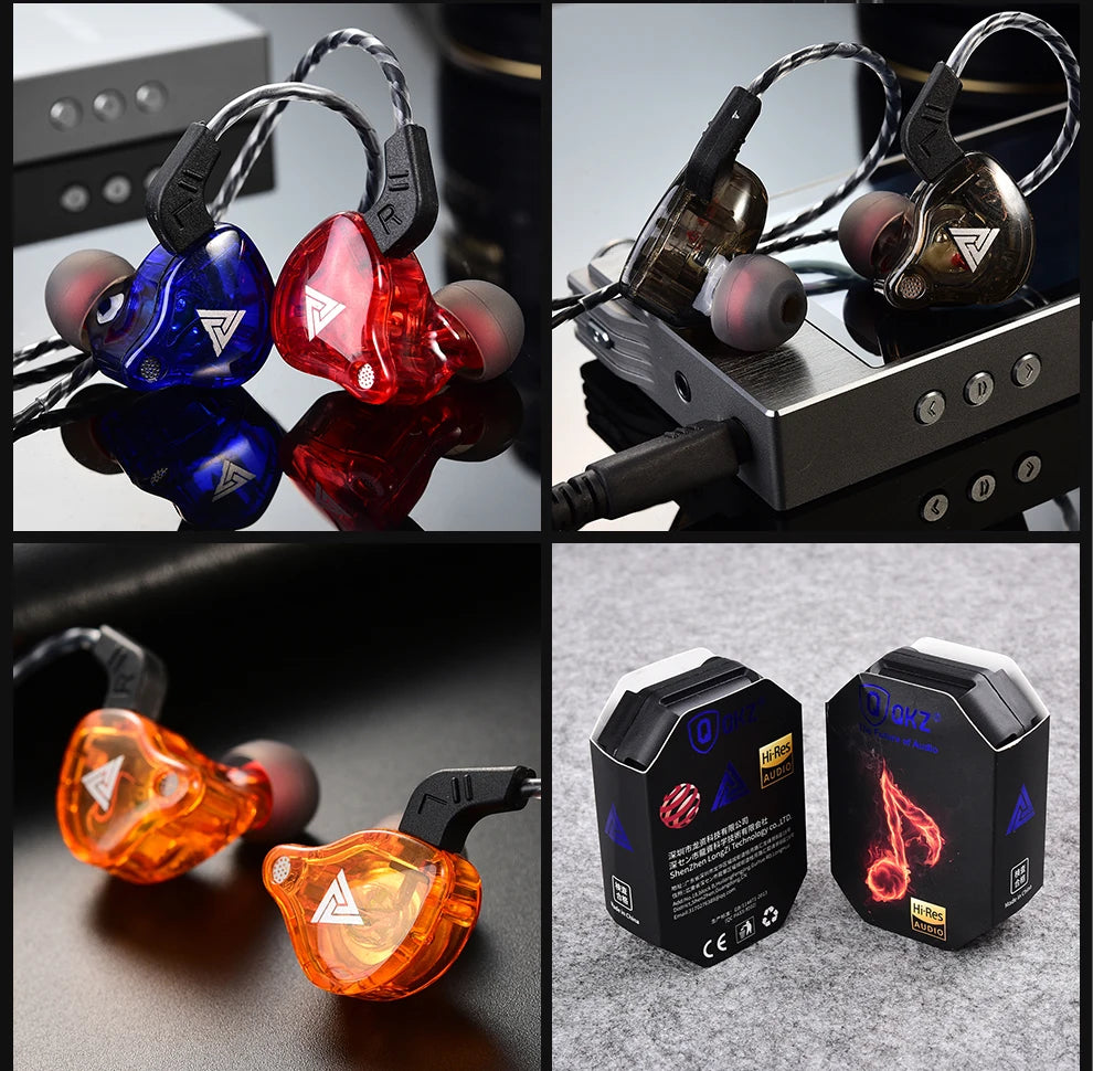 🎧 Auricolari QKZ AK6 HiFi | 6 Driver Dinamici | Con Microfono | Jack 3.5mm | Gaming & Musica