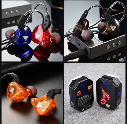 🎧 Auricolari QKZ AK6 HiFi | 6 Driver Dinamici | Con Microfono | Jack 3.5mm | Gaming & Musica