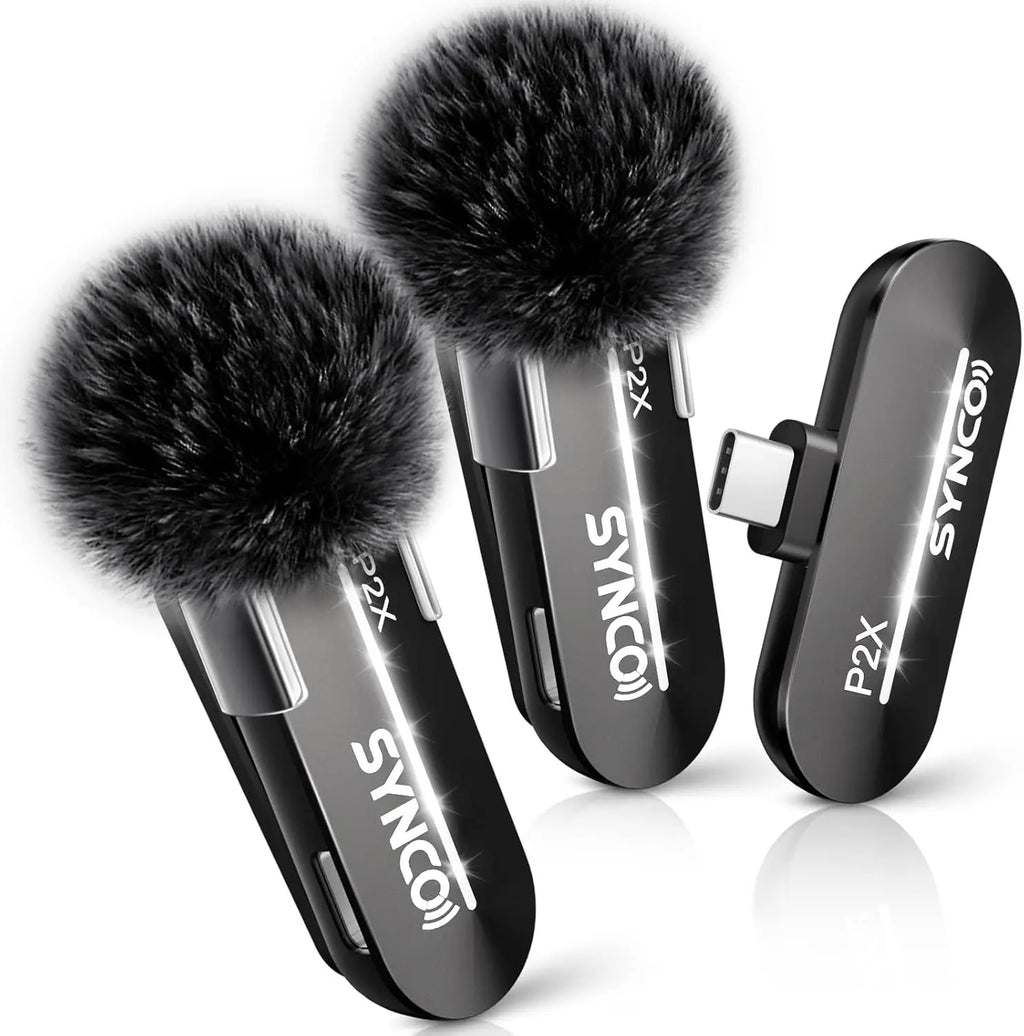 SYNCO Microfono Lavalier Wireless – iPhone & Android | Magazzino EU Germania | Consegna Rapida