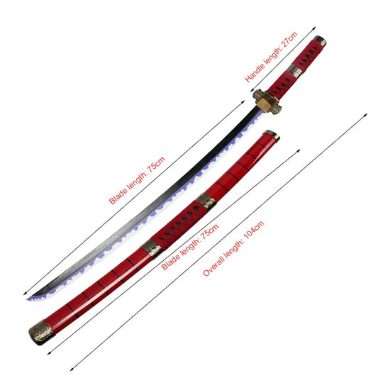 ⚔️ Katana Roronoa Zoro – Replica Ufficiale One Piece | Cosplay & Collezione | Spedizione dalla Germania