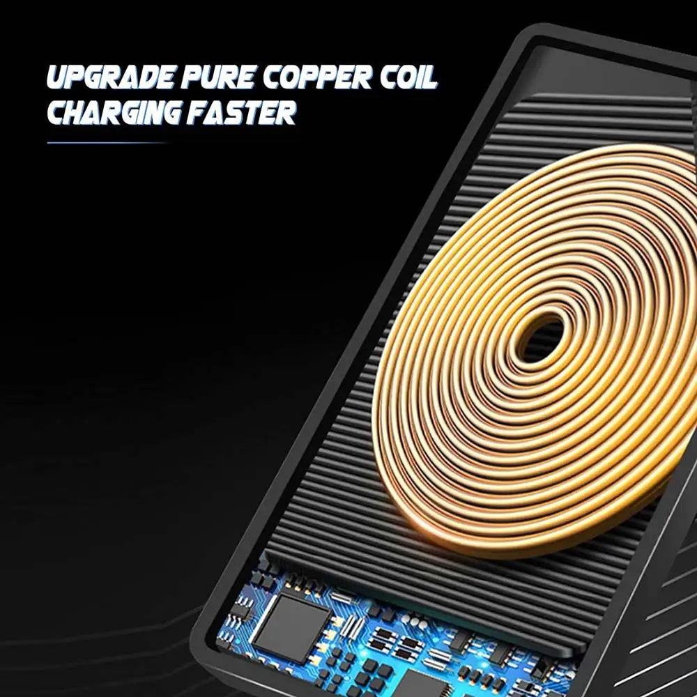 🚗 Caricatore Wireless per Auto 15W | Tappetino Antiscivolo | USB & USB-C | iPhone & Android