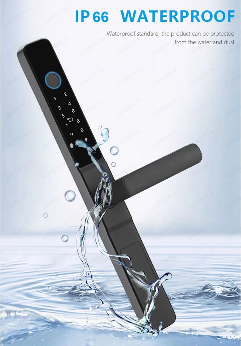 Serratura Intelligente TTLock — Impronta, Codice, RFID, App, Alexa — IP66 Alluminio per Porte