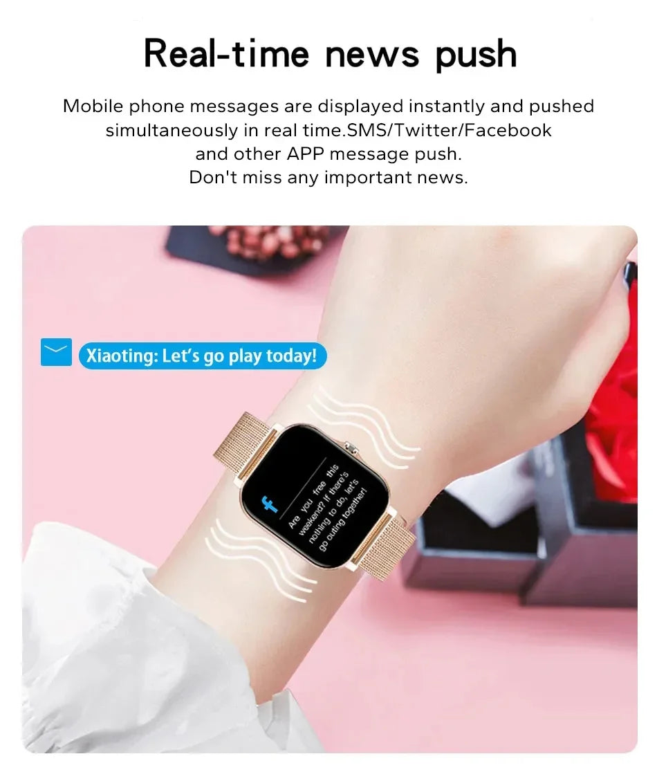 ⌚ Smartwatch Bluetooth con Chiamate | Schermo Touch 1.44" | Ricarica Magnetica | 8 Colori
