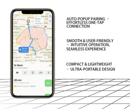 Localizzatore GPS Mini — Compatibile con Android e Google Find My — Per Auto, Bici e Altro