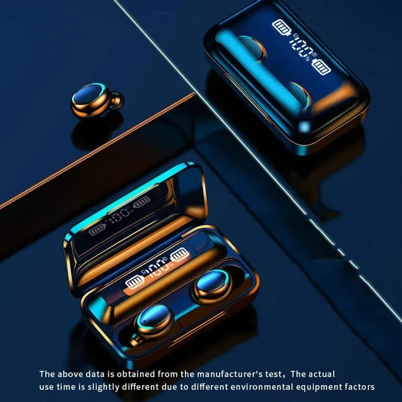 🎧 Auriculares TWS Bluetooth 5.0 | Cancelación de Ruido | Impermeables | Estuche de Carga | Micrófono