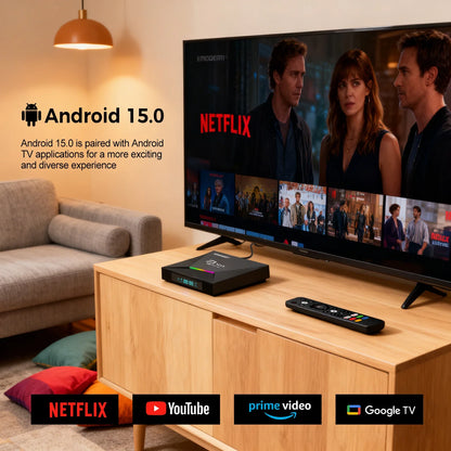 📺 Android TV Box Z1 Max | Android 15 | 8K | WiFi 5G | Bluetooth 5.0 | Telecomando Vocale | IPTV