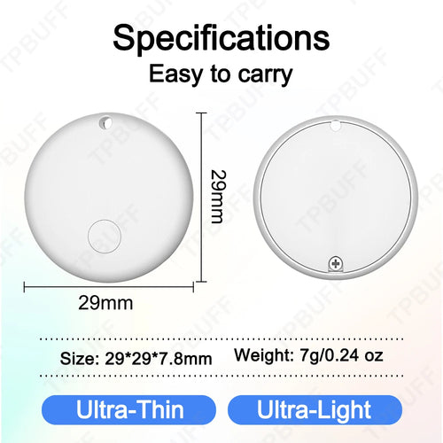 Localizzatore GPS Mini — Compatibile con Android e Google Find My — Per Auto, Bici e Altro