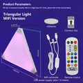 💡 Lámparas LED Triángulo RGB | WiFi & Bluetooth | Control por App | Decoración Gaming y Dormitorio