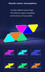 💡 Lampade LED Triangolo RGB WiFi Bluetooth App