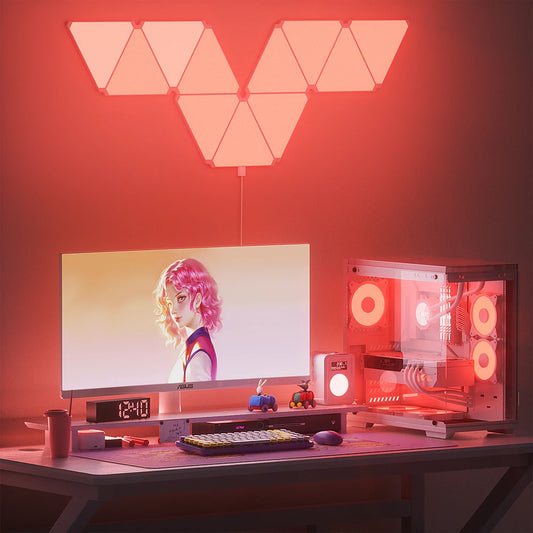 💡 Lampade LED Triangolo RGB | WiFi & Bluetooth | Controllo App | Decorazione Gaming & Camera