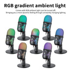 🎤 Microfono USB Condensatore RGB Gaming Podcast