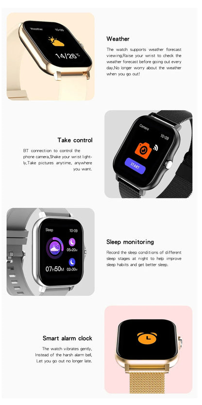 ⌚ Smartwatch Bluetooth con Chiamate | Schermo Touch 1.44" | Ricarica Magnetica | 8 Colori