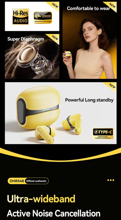 🎧 Cuffie Bluetooth Acer Ohr548 – ANC, Bassa Latenza, Stereo | Sport e Gaming