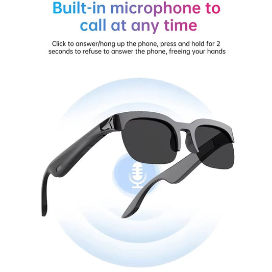 🕶️ Occhiali Intelligenti Lenovo 2026 – Traduttore IA, Bluetooth, Musica e Chiamate | Uomo e Donna