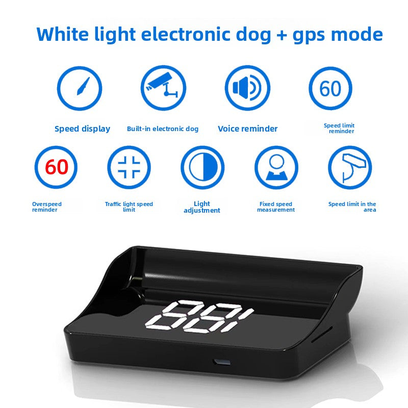 🚗 HUD Head-Up Display Auto GPS OBD Olografico 360°