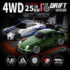 Auto RC Drift 4WD con Luci LED e Telecomando — Alta Velocità