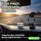 🚗 Supporto Auto Magnetico Universale | 🧲 Ventosa & Nano Suction | 🔄 Rotazione 360° | 📱 iPhone & Android