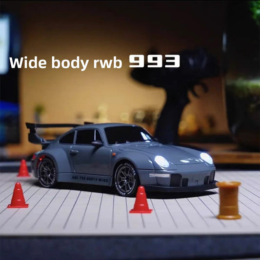 Auto RC Drift 4WD con Luci LED e Telecomando — Alta Velocità